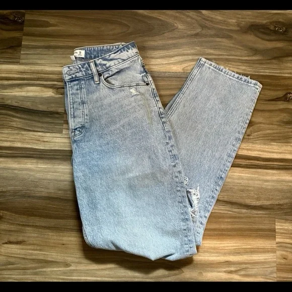 Abercrombie & Fitch curve love high rise dad jeans size 6/28 - Picture 3 of 5